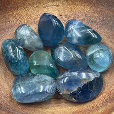 AAA Tumbled - Blue Flourite