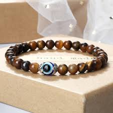 Bracelet - Crystal -  Evil Eye