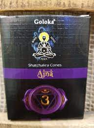 Goloka - Chakra Incense Cones - Third Eye Chakra