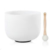 Singing Bowl - Crystal - Heart Chakra 8.5 inch - 432 htz - note F