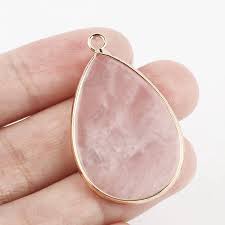 Crystal Necklace Tear Drop Style