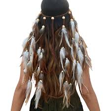 Head Band Feather - Assorted
