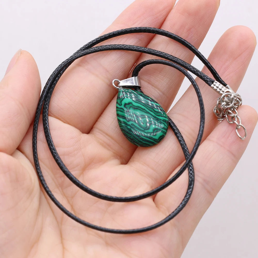 Pendant - Necklace - Malachite