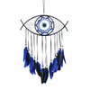 Dream Catcher - Macrame - EVIL EYE - Black Blue