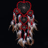 Dream Catcher -  Heart Shape - Red