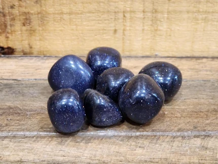 Quartz - Blue Goldstone