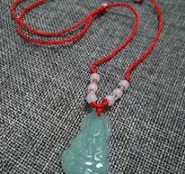 Jade - Necklace - Red String