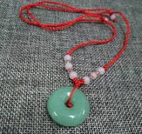 Jade - Necklace - Red String