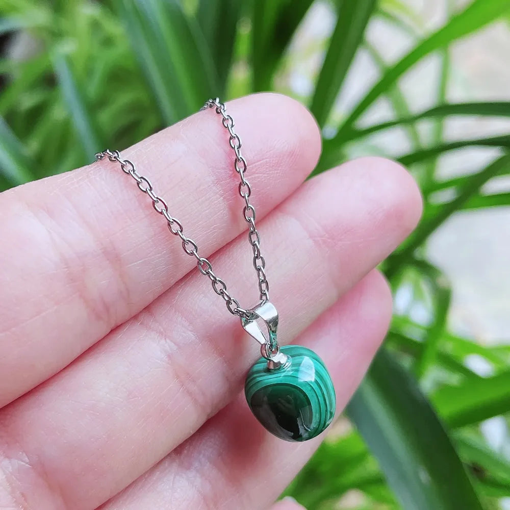 Pendant - Necklace - Malachite