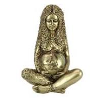 Statue - Gold Sitting Mother Earth