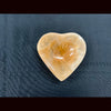 Selenite Orange Heart Bowl 10cm