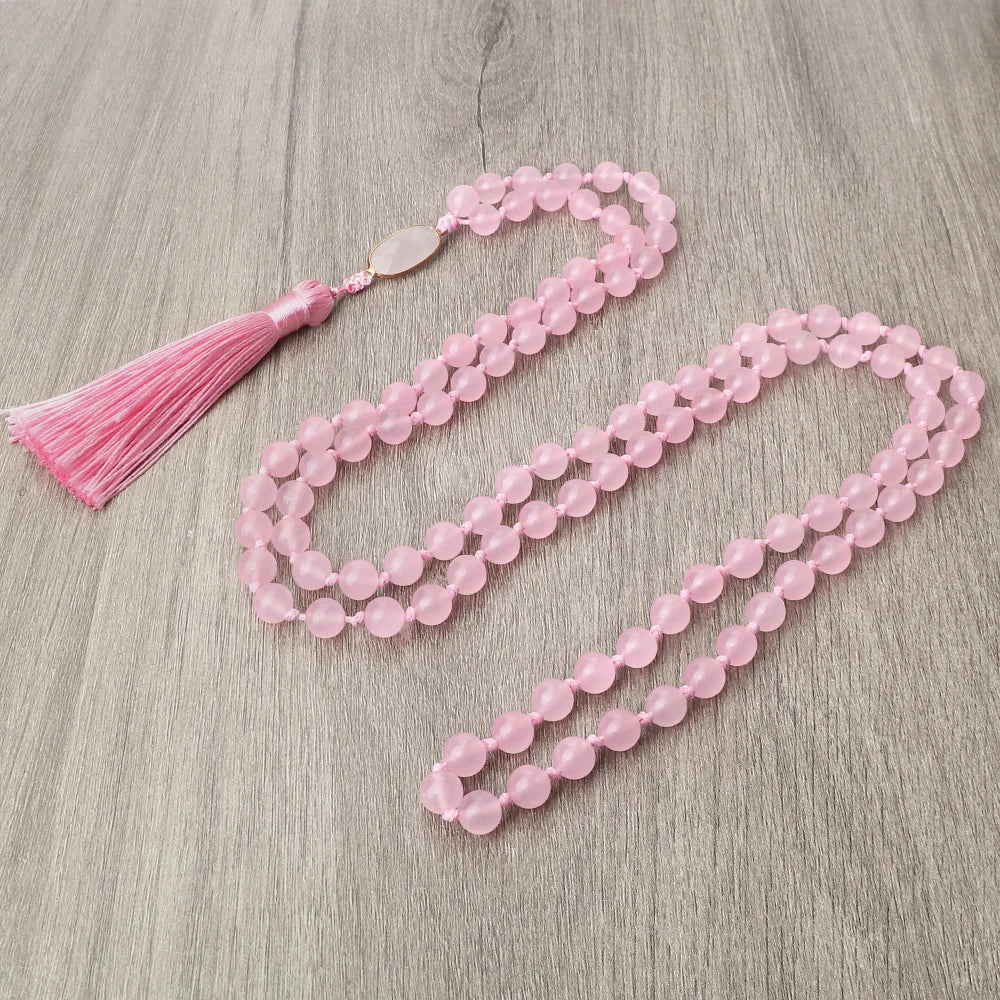 Necklace - Mala beads - Crystal - Assorted