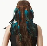 Head Band Feather - Assorted