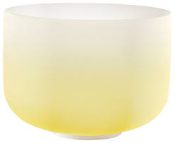 Singing Bowl - Crystal - Solar Plexus Chakra 9.5 inch