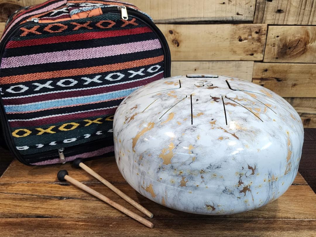 Iron Tongue Hapi Drum 12" - Hydro OM White