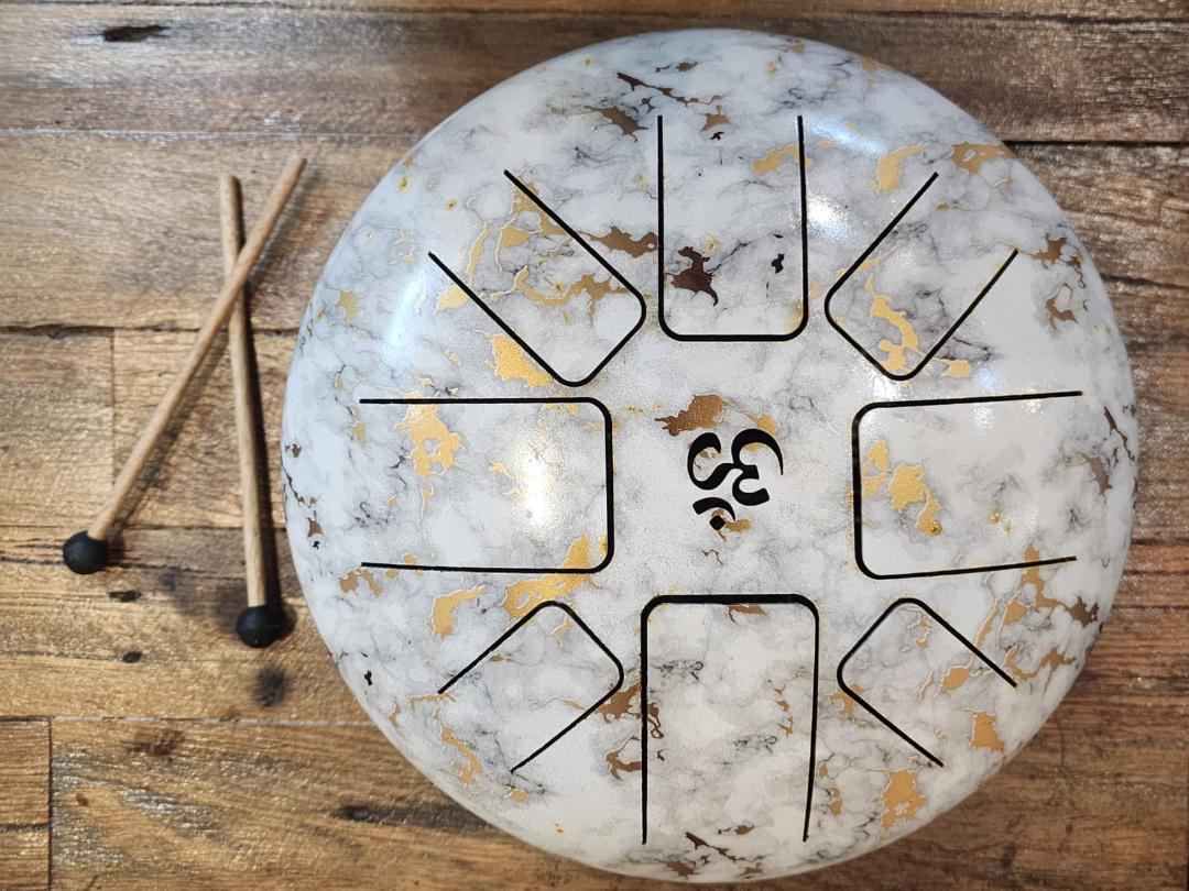 Iron Tongue Hapi Drum 12" - Hydro OM White