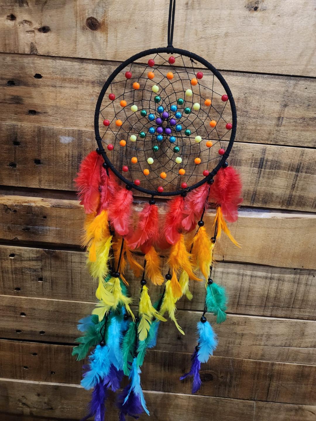 Dreamcatcher - Rainbow Beaded