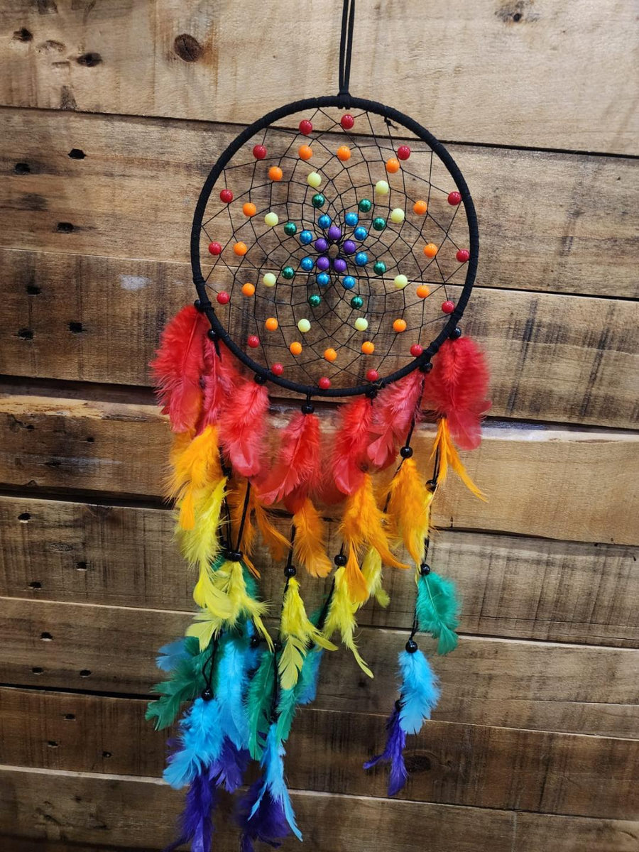 Dreamcatcher - Rainbow Beaded