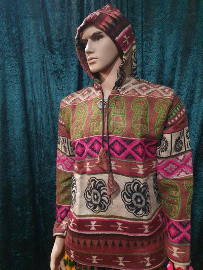 Hoodie - Wollen - Multi Coloured - Freesize