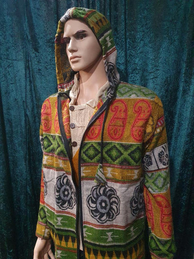 Hoodie - Wollen - Multi Coloured - Freesize