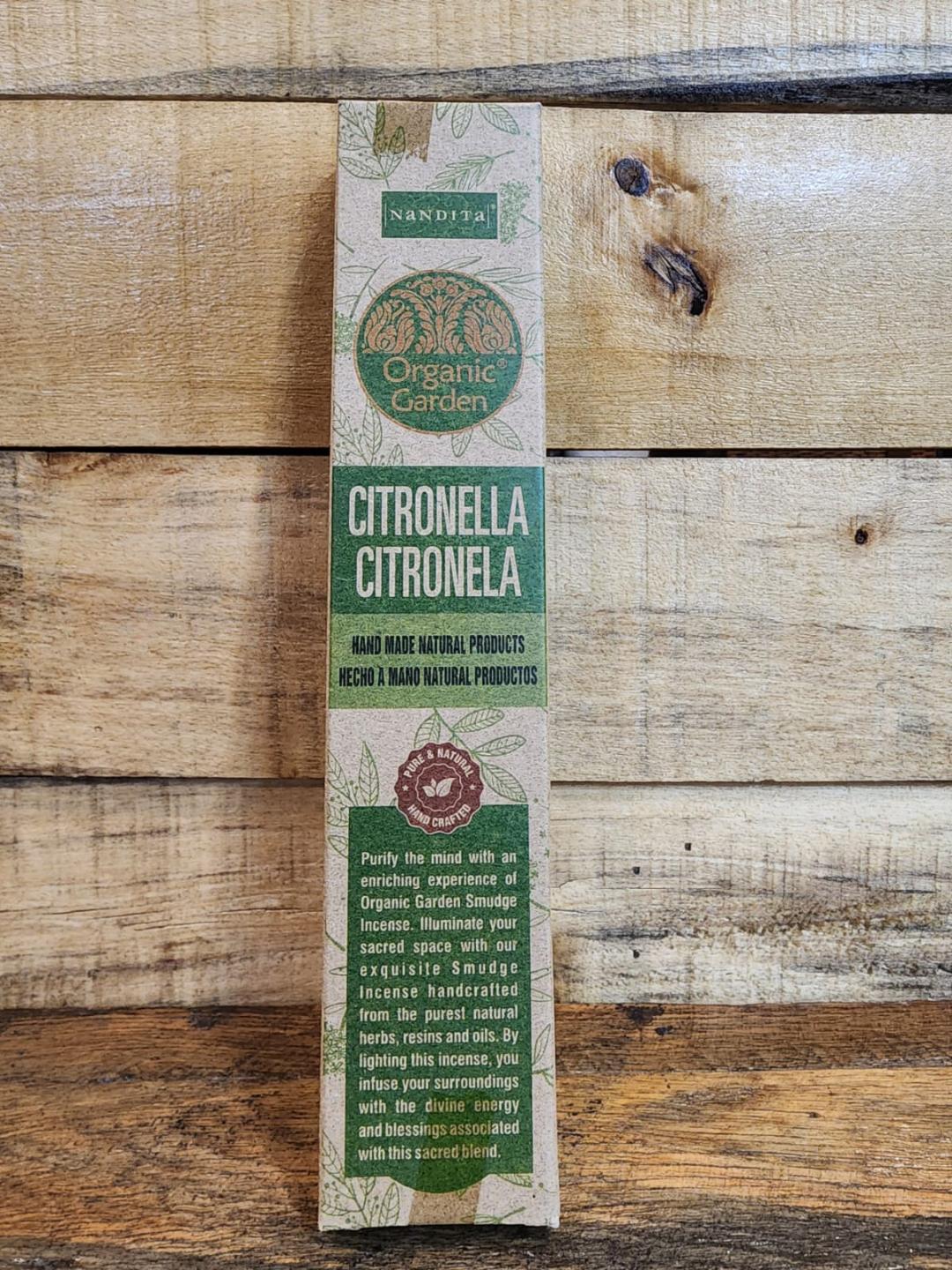 Nandita Incense - Handcrafted Garden Range Organic