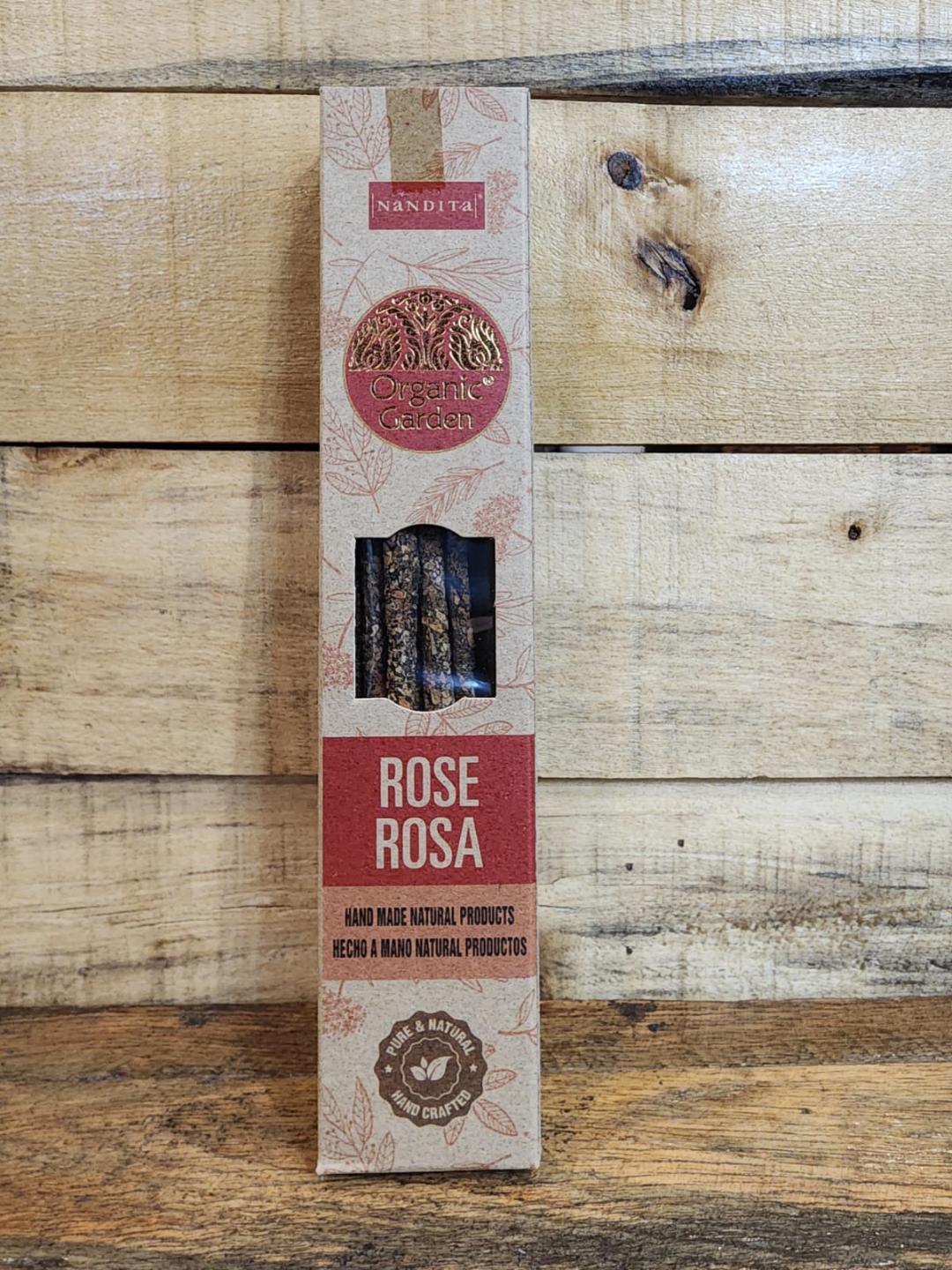 Nandita Incense - Handcrafted Garden Range Organic