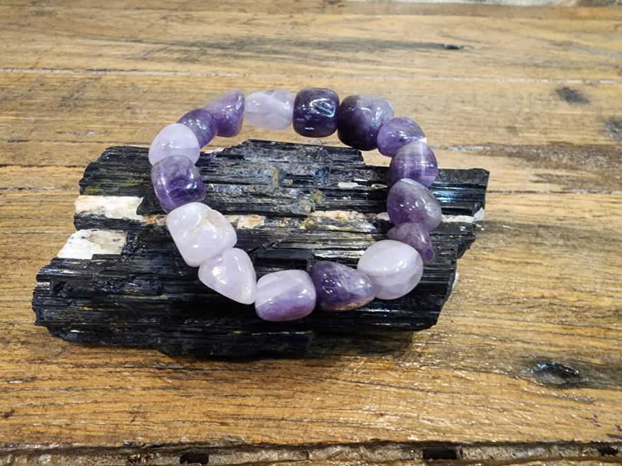 Bracelet tumbled - Amethyst