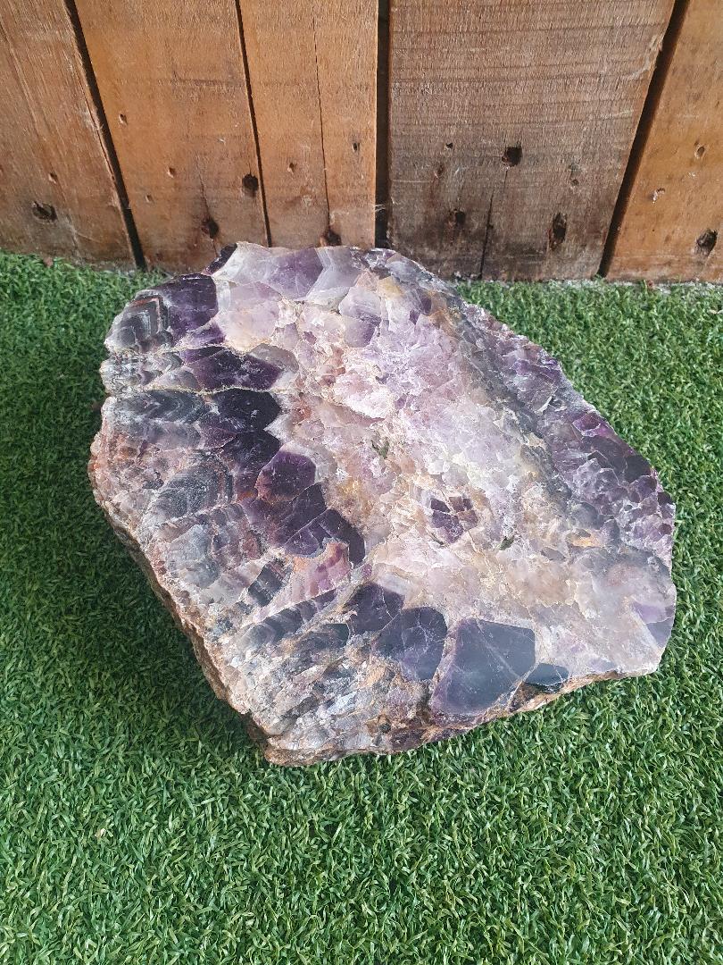 Chevron Amethyst - Polished Face