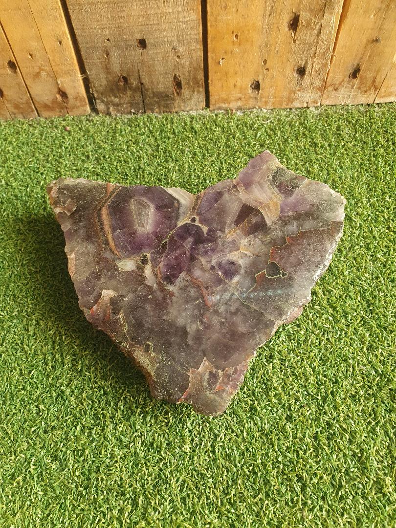 Chevron Amethyst - Polished Face