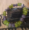 Peridot & Amethyst Bracelet