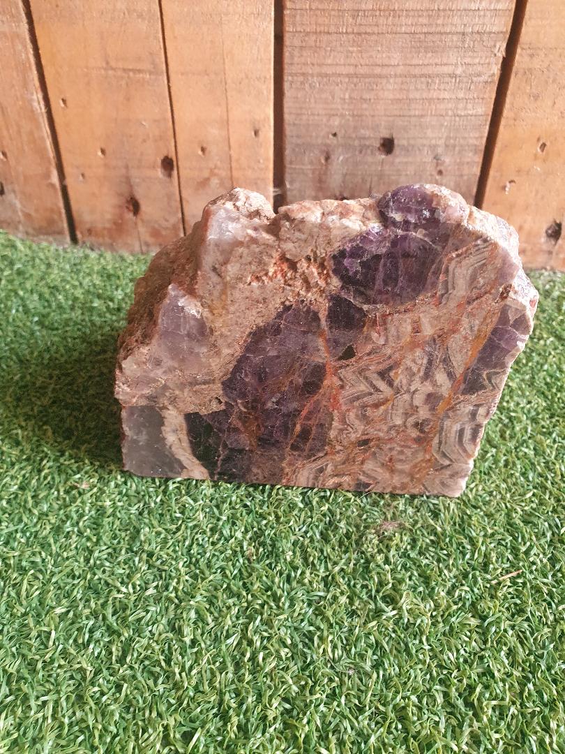 Chevron Amethyst - Polished Face