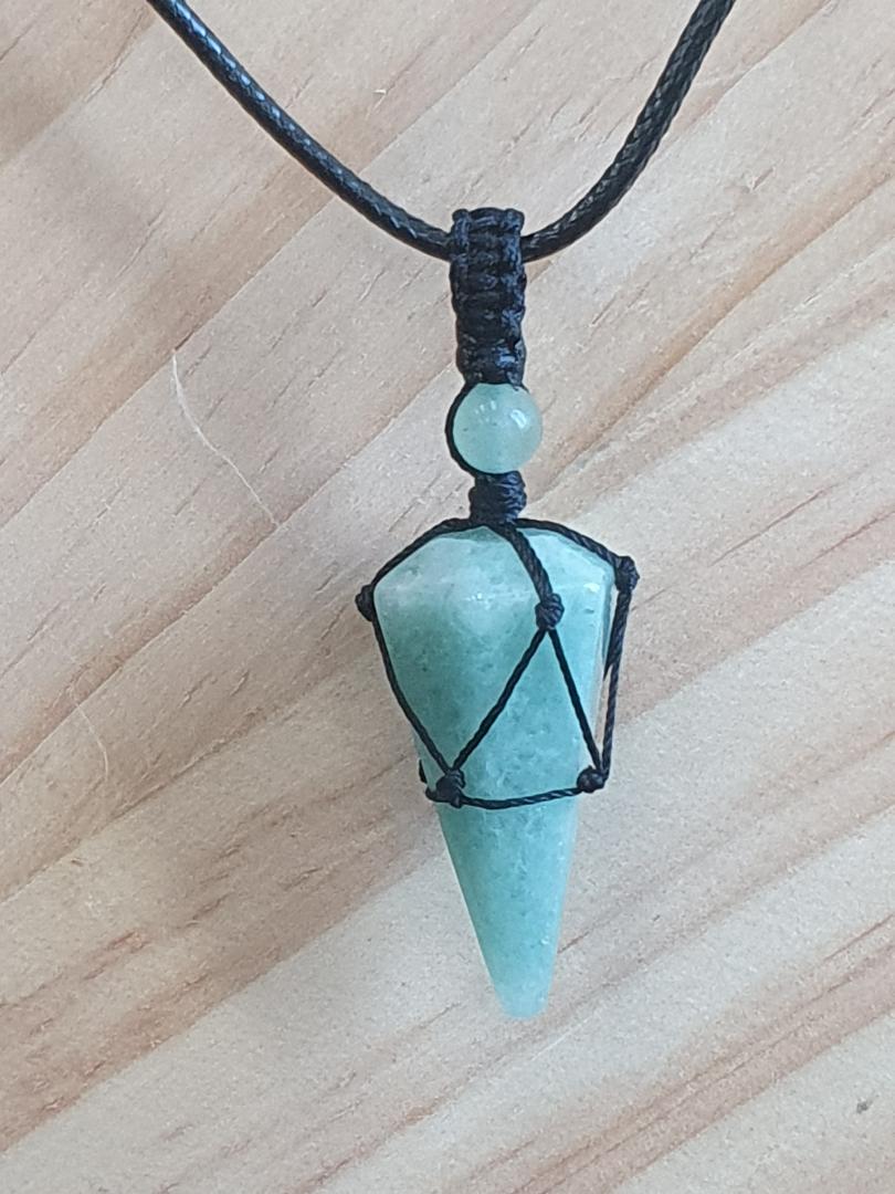 Assorted Necklace - Faceted Hexagon Cone