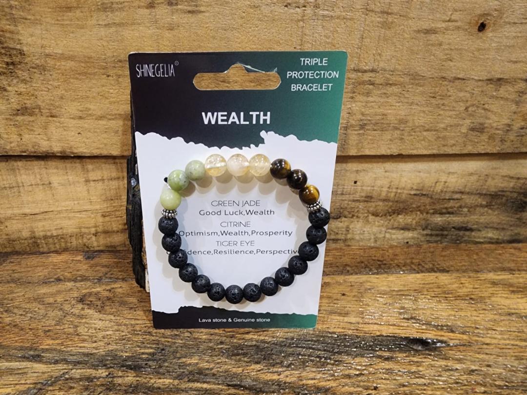 Crystal Bracelets - Triple Protection