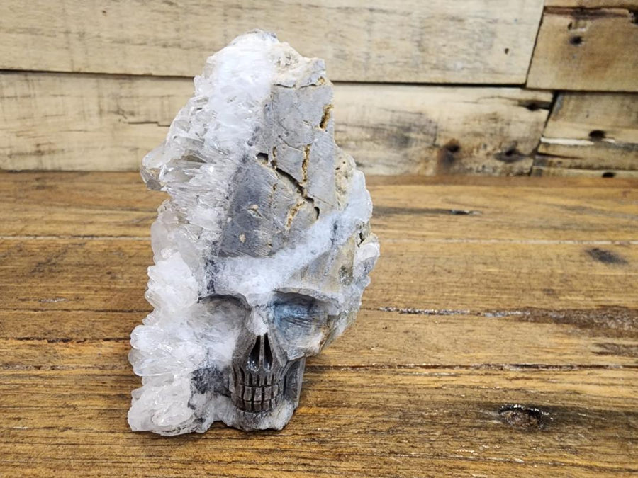 Crystal Skull - Quartz Raw Face
