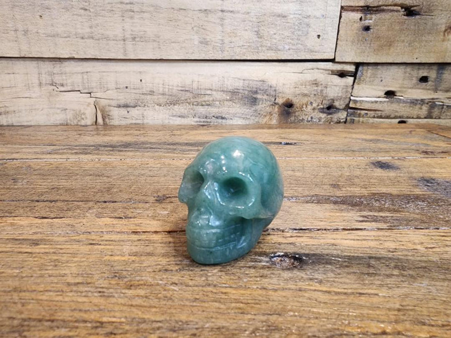 Crystal Skull -  Green Aventurine