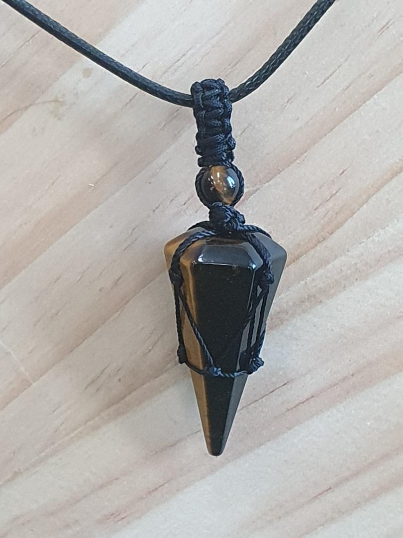 Assorted Necklace - Faceted Hexagon Cone