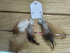 Brown feathers owl Earrings