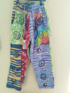 Pants - Cotton Knit Patchwork