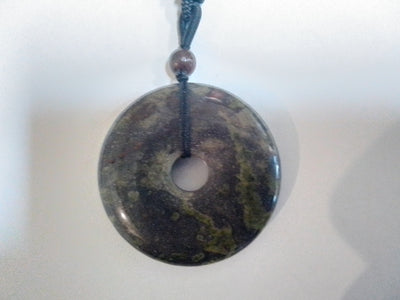 Round Crystal With Hole Necklace