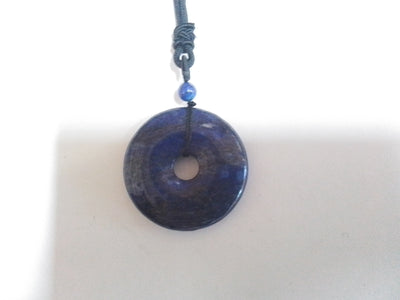 Round Crystal With Hole Necklace