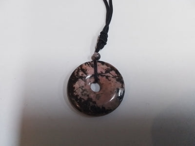 Round Crystal With Hole Necklace