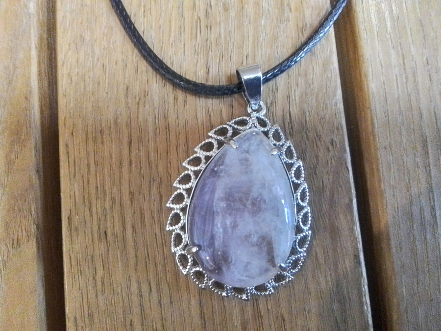 Teardrop Shape Crystal Necklace Assorted