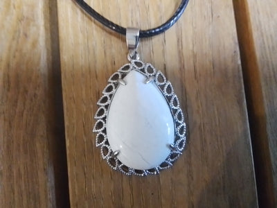 Teardrop Shape Crystal Necklace Assorted