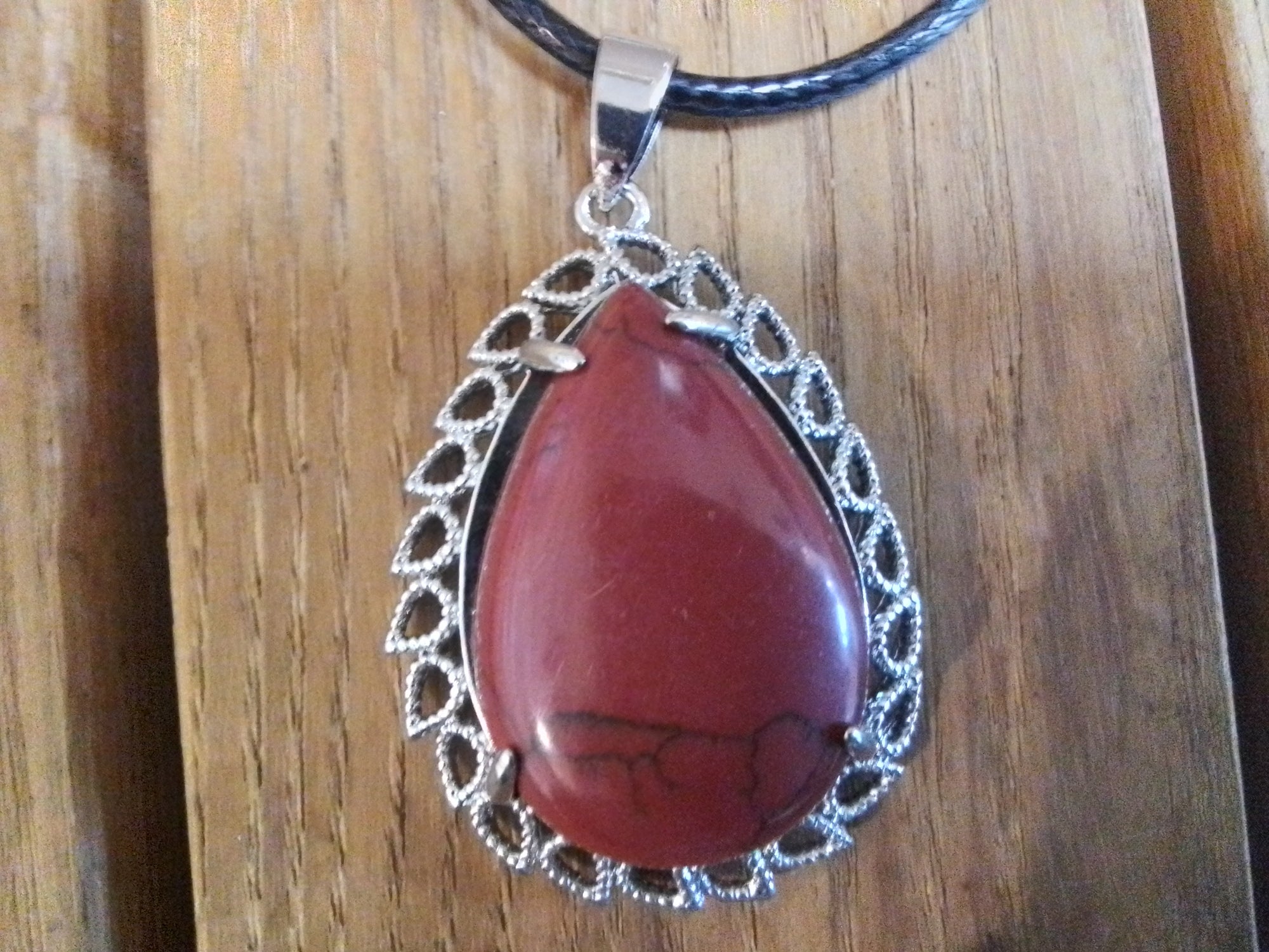 Teardrop Shape Crystal Necklace Assorted