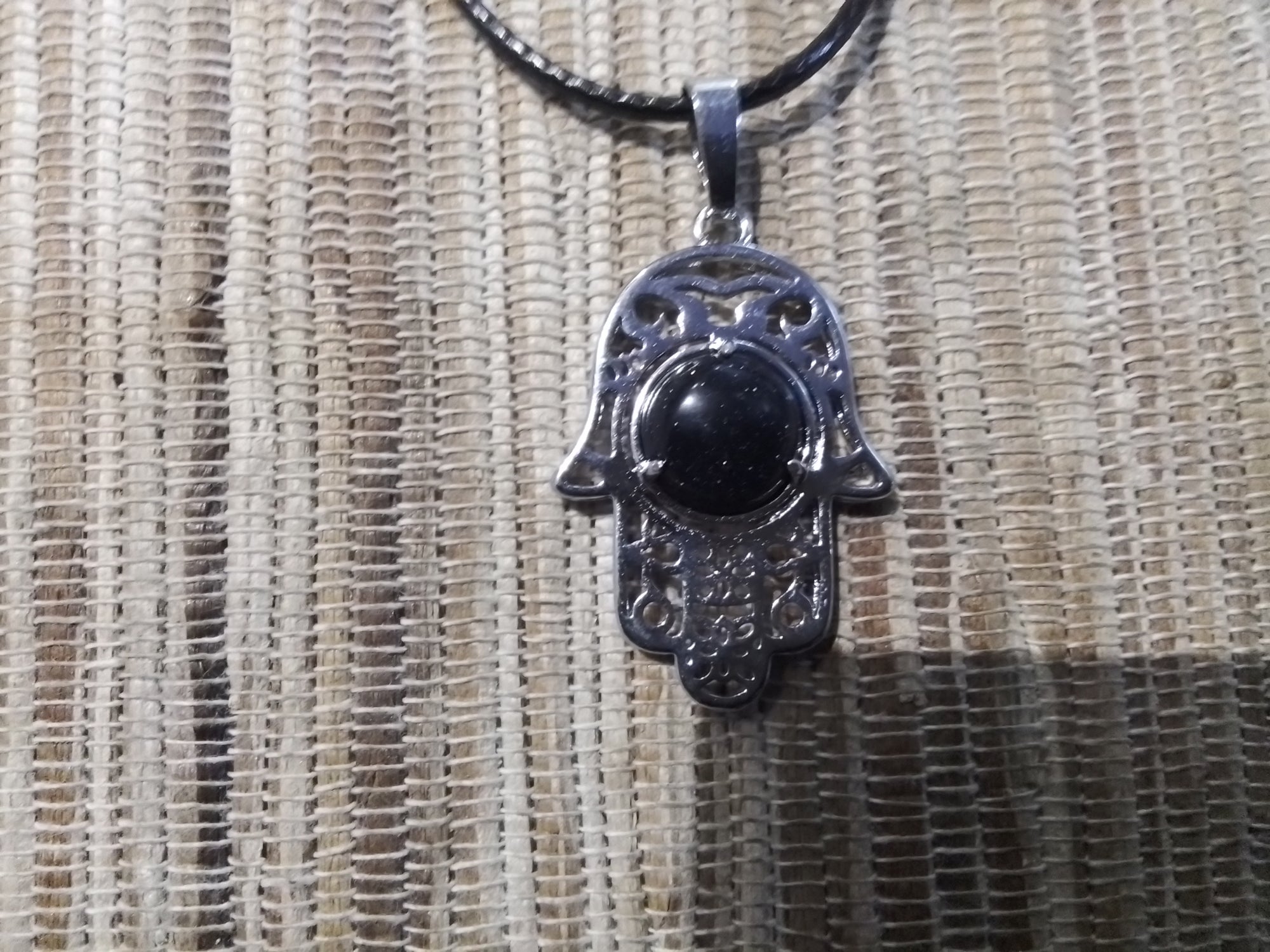 Hand Of Fatima Crystal Necklace Assorted