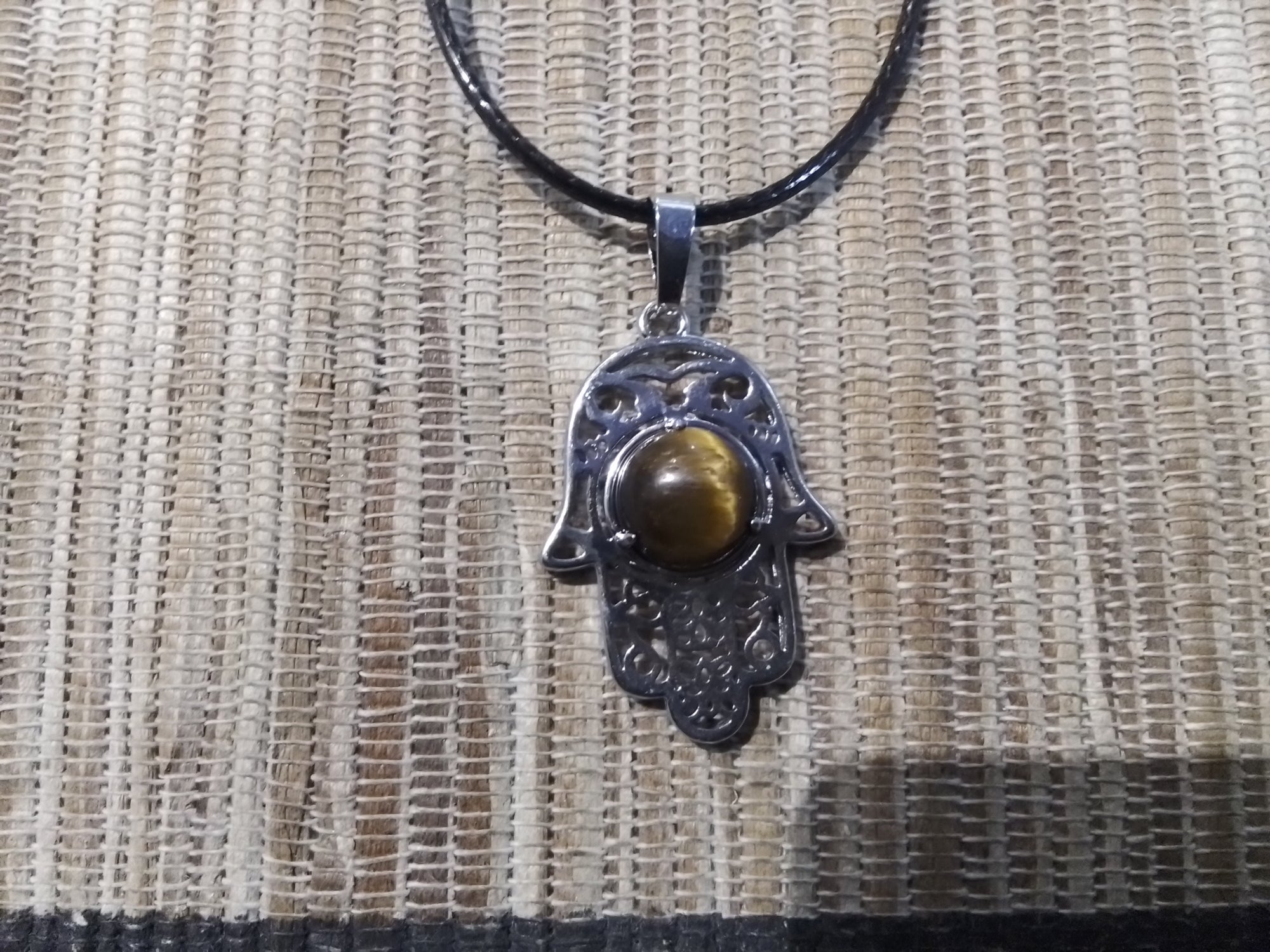 Hand Of Fatima Crystal Necklace Assorted