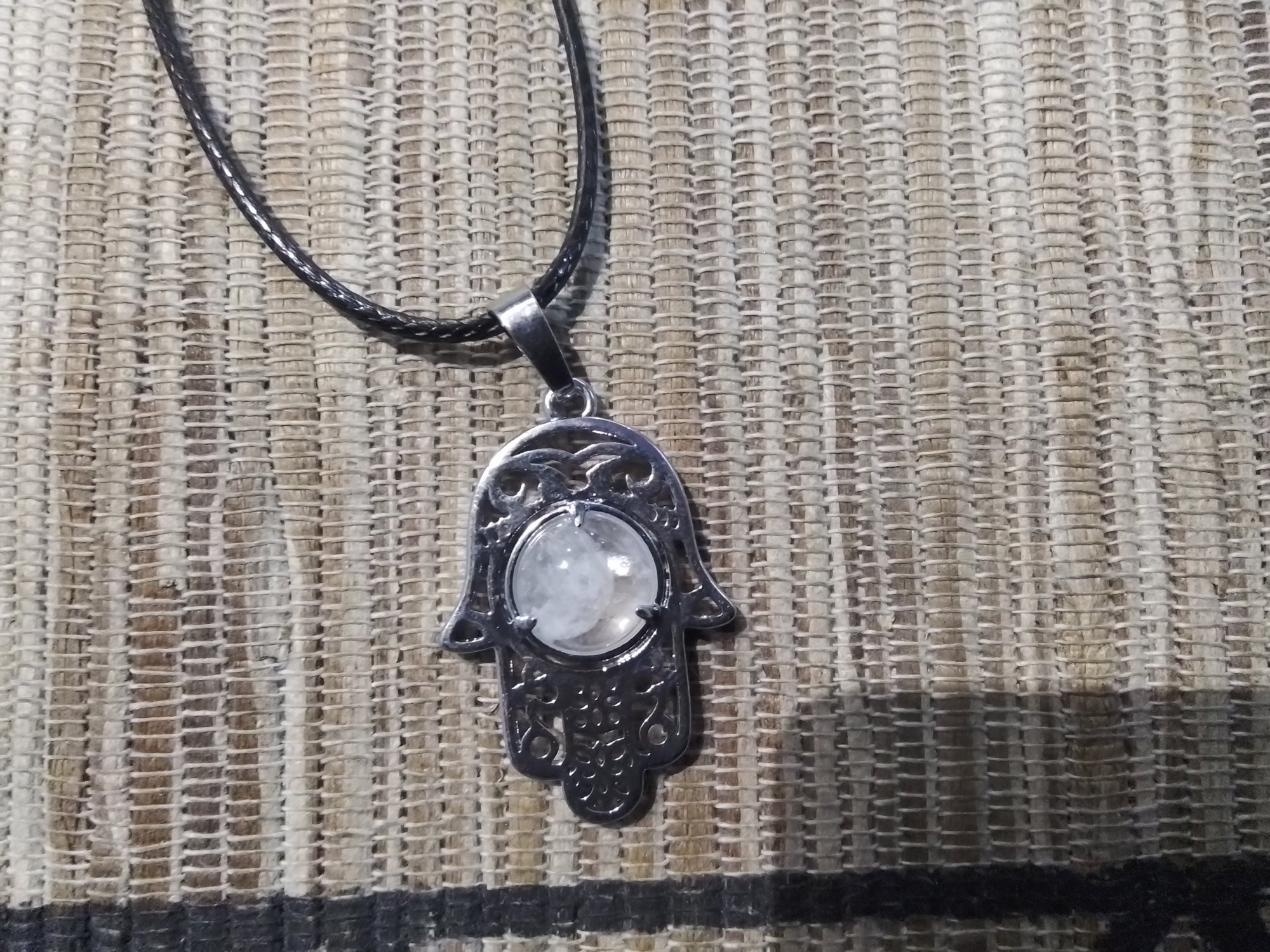 Hand Of Fatima Crystal Necklace Assorted