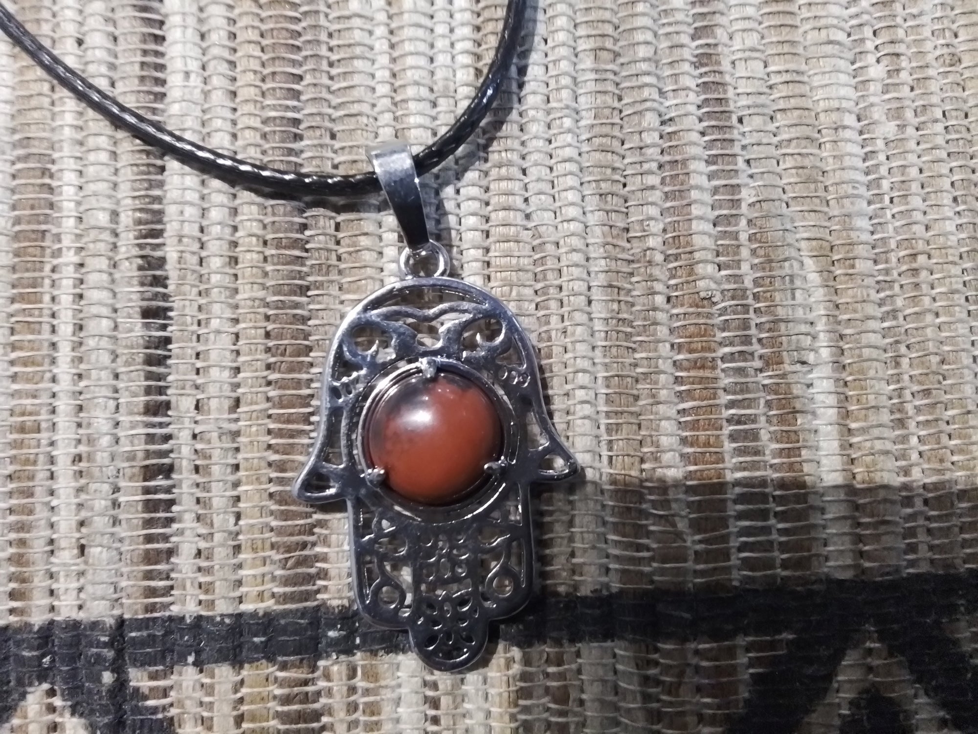 Hand Of Fatima Crystal Necklace Assorted