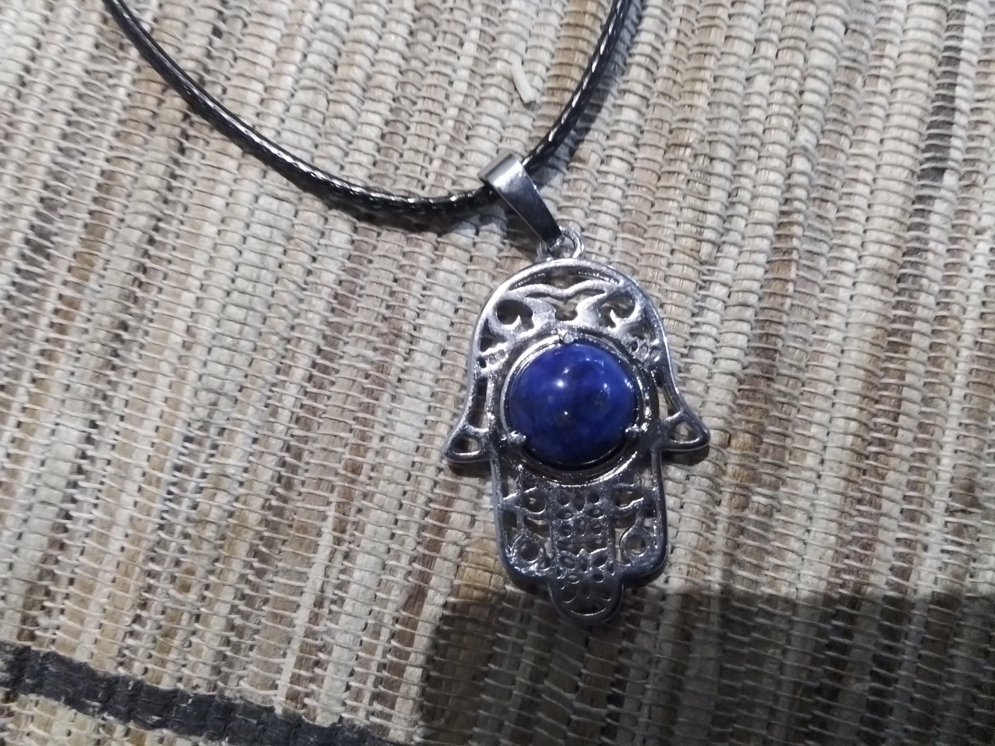 Hand Of Fatima Crystal Necklace Assorted