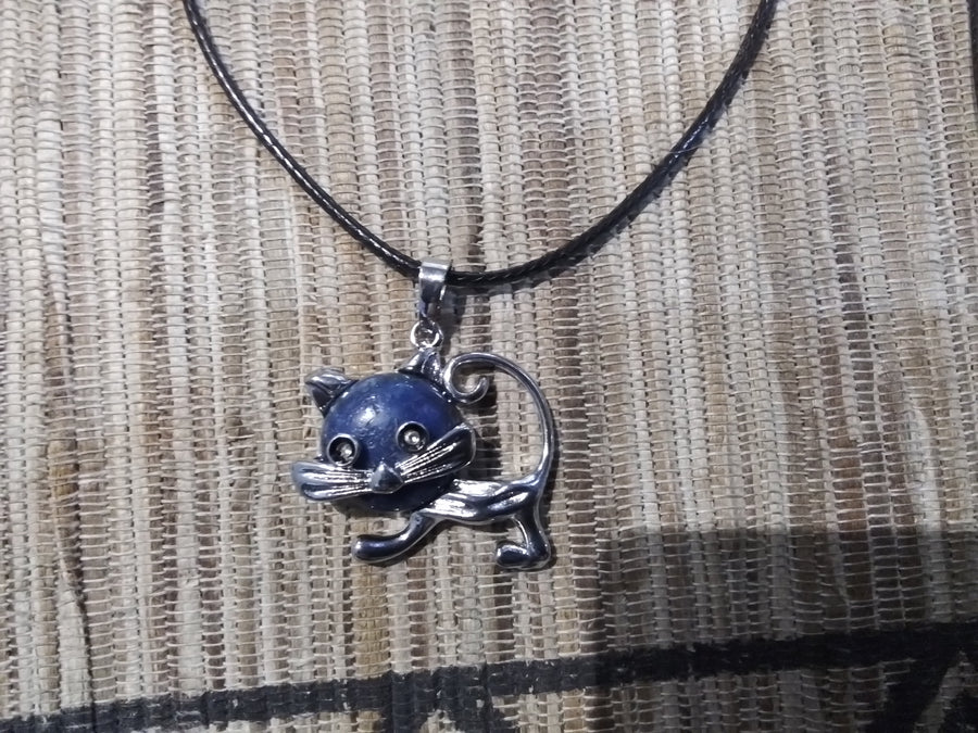 Cat Crystal Necklace Assorted